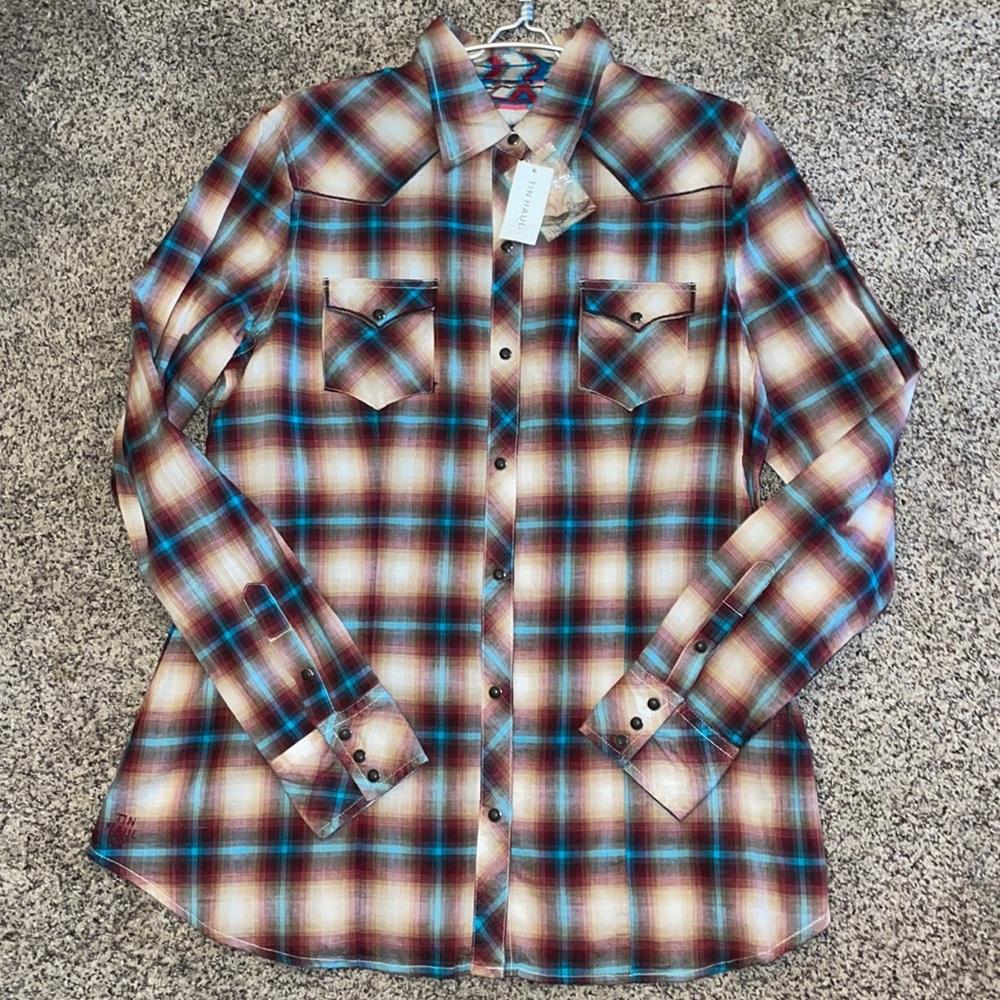 Tin Haul pearl snap shirt
